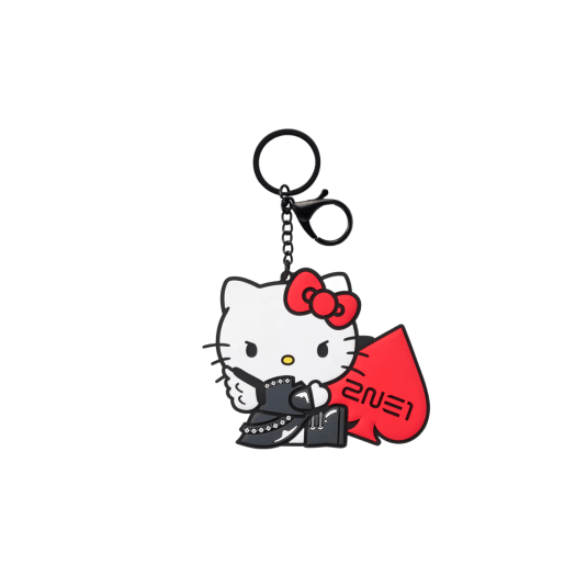 2NE1 x Hello Kitty Rubber Keychain - OUR K - POP