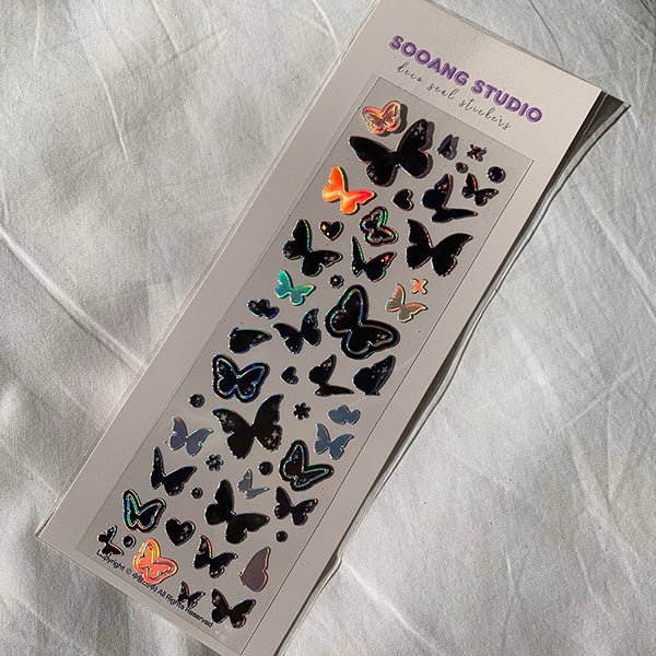 night sky butterfly sticker - OUR K - POP