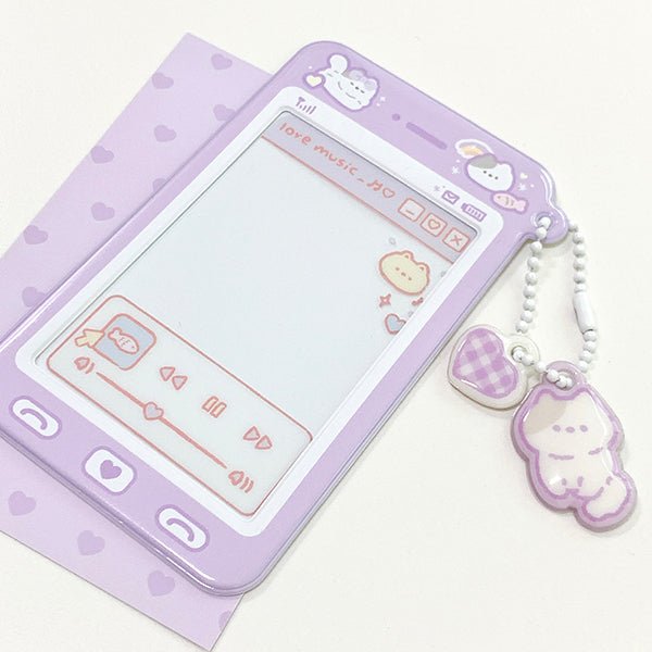 OKIKI phone photo holder_purple - OUR K - POP