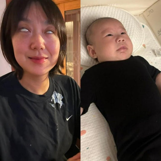 Comedian Lee Eun-hyung Expresses Frustration Over Baby Son's Mysterious Stare at Mobile Elephant - OUR K-POP