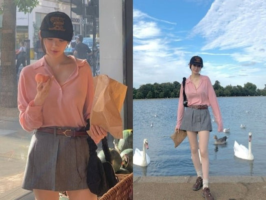 Davichi's Kang Min-kyung Stuns Fans with Adorable Visuals in Chic Pink Knit Outfit Amid European Travels - OUR K-POP