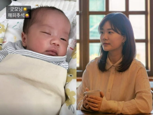 Kim Seung-hyun's wife, Jang Jeong-yoon, shares adorable moments from their daughter's life as they celebrate Chuseok. - OUR K-POP