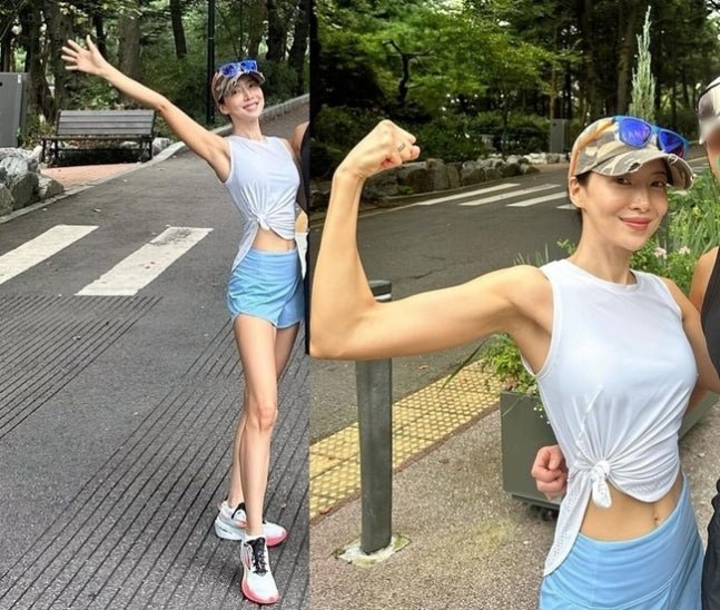 "Yoon Se-ah Showcases Her Doll-Like Figure After Running 6.7km While Enjoying Health and Fitness" - OUR K-POP