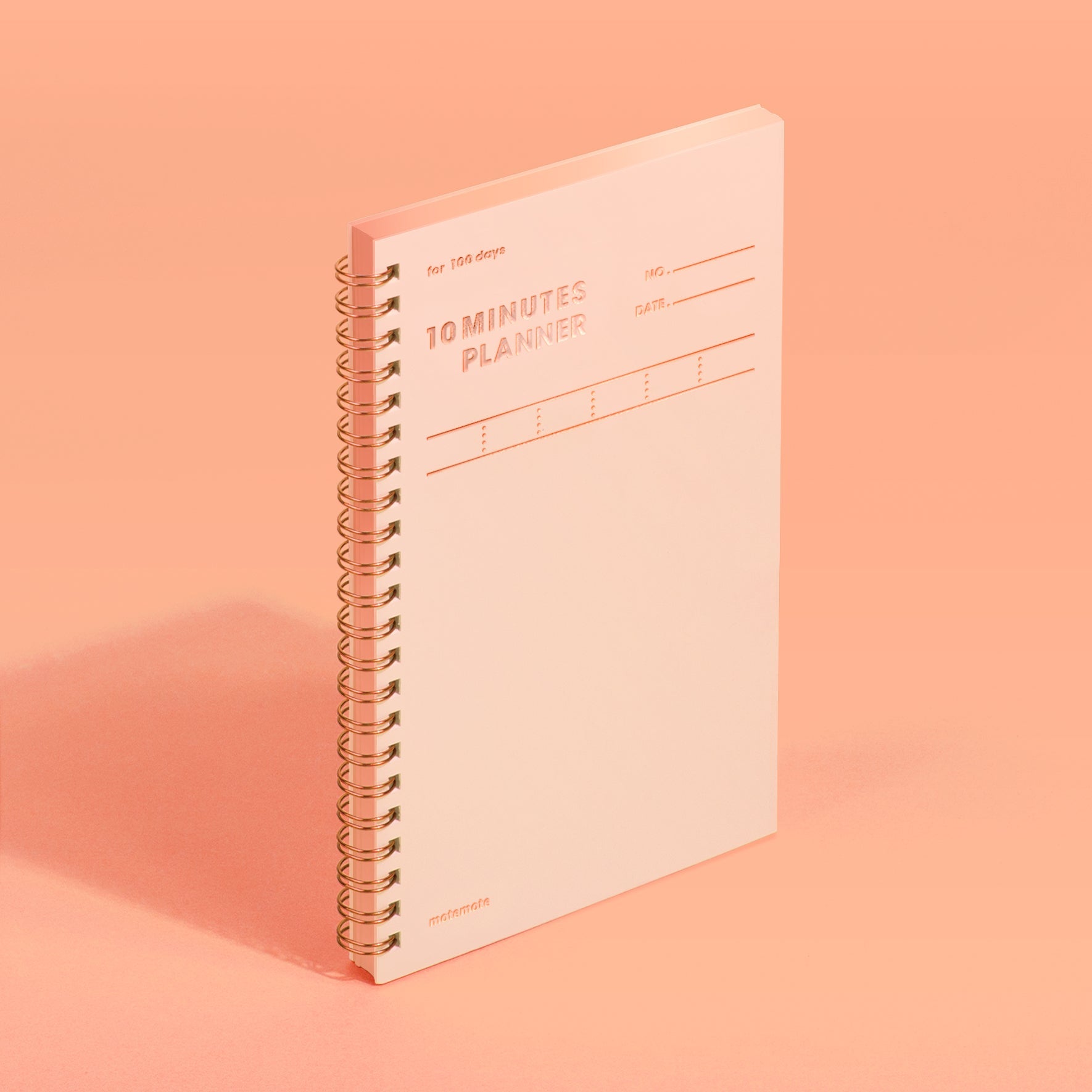 10minutes planner for 100days_shine peach - OUR K - POP