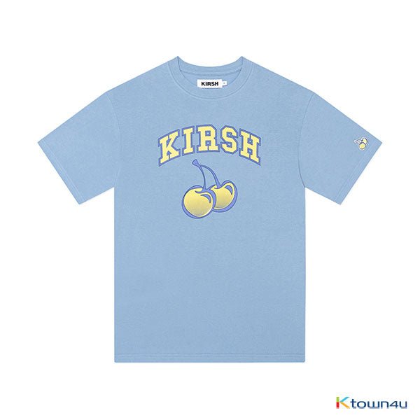 12) Arch Logo Cherry T-Shirt KH [Sky] - OUR K - POP