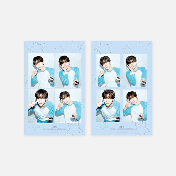 [2/12~ delivery] NCT WISH - [2025 SM ARTIST SEASON'S GREETINGS MD] 4 CUT PHOTO SET - OUR K - POP