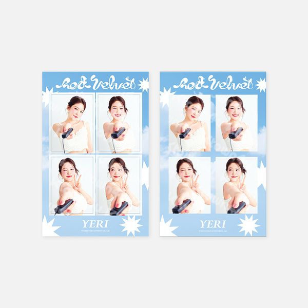 [2/12~ delivery] Red Velvet - [2025 SM ARTIST SEASON'S GREETINGS MD] 4 CUT PHOTO SET - OUR K - POP