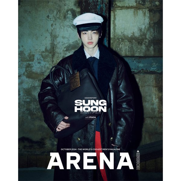 [24 - 09 - 20] ARENA HOMME 2024.10 F Type (Cover : ENHYPEN : SUNGHOON / Content : ENHYPEN 20p) - OUR K - POP