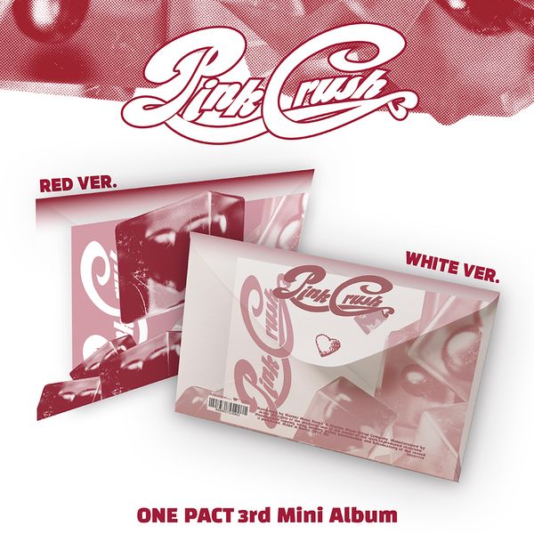 [2CD SET] ONE PACT - 3rd Mini Album [PINK CRUSH] - OUR K - POP