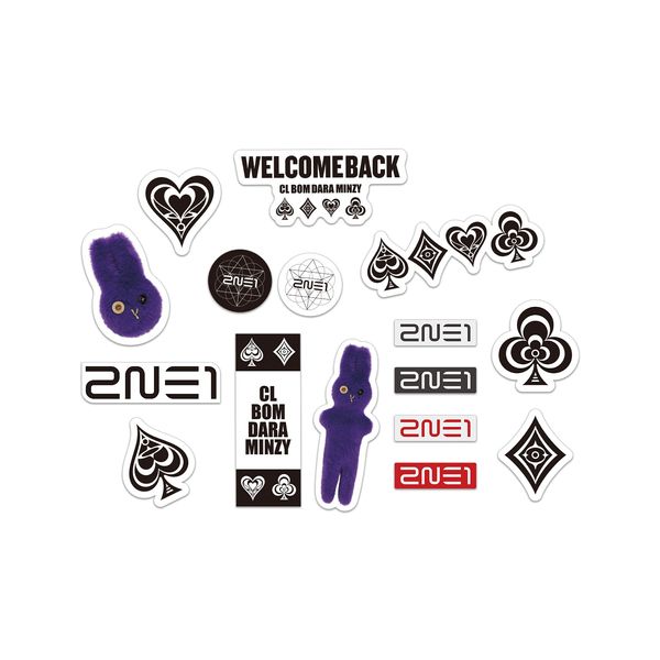 2NE1 - [WELCOMEBACK] REMOVABLE STICKER PACK - OUR K - POP