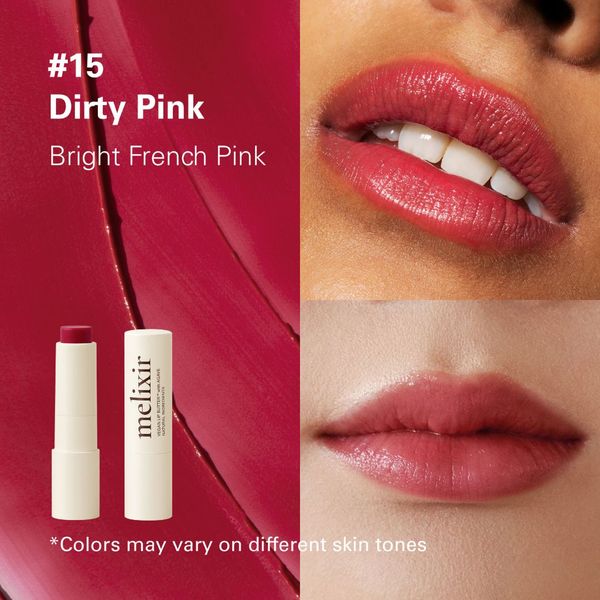 [Melixir] Vegan Lip Butter 15 Dirty Pink