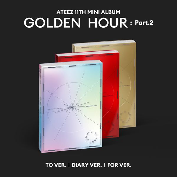 [3CD SET] ATEEZ - 11th Mini Album [GOLDEN HOUR : Part.2] - OUR K - POP