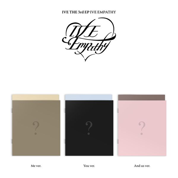 [3CD SET] IVE - 3rd EP Album [IVE EMPATHY] - OUR K - POP