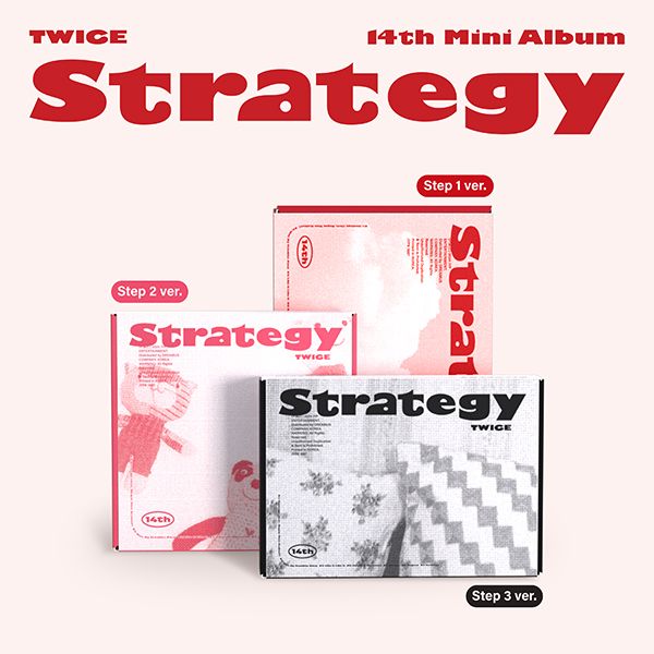 [3CD SET] TWICE - 14TH MINI ALBUM [STRATEGY] - OUR K - POP