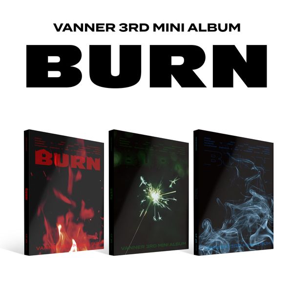 [3CD SET] VANNER - 3rd Mini Album [BURN] - OUR K - POP