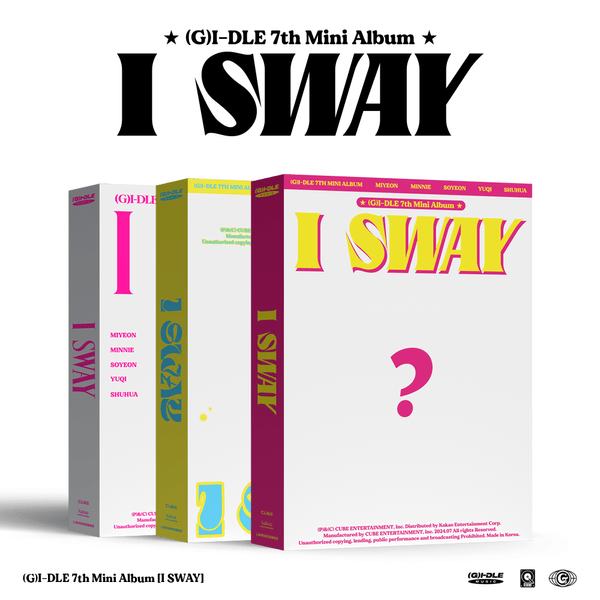 [3rd] [Online Lucky Draw Event] [3CD SET] (G)I - DLE - 7th Mini Album [I SWAY] **NON - REFUNDABLE** - OUR K - POP