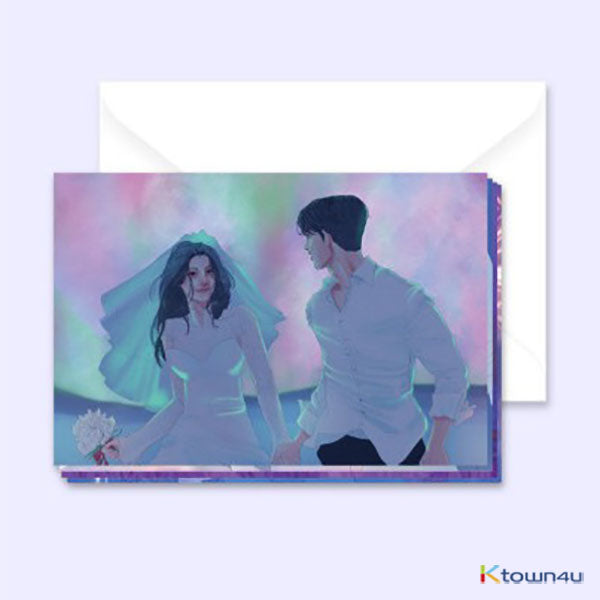 [PLAYLIST] Ending Again illustration postcard SET