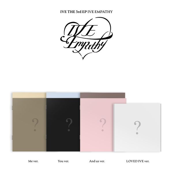 [4CD SET] IVE - 3rd EP Album [IVE EMPATHY] (Me + You + And us + LOVED IVE Ver.) - OUR K - POP