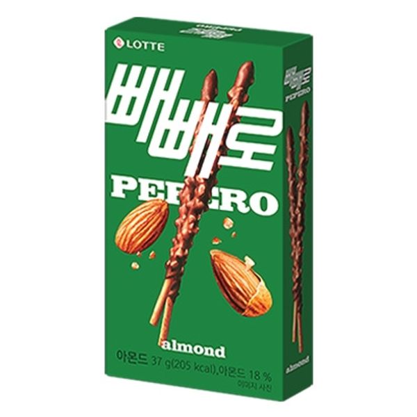 [Lotte] - wellfood Pepero Almond 37g