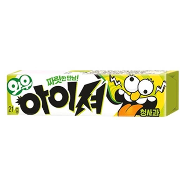 [ORION] - Super sour chewing candy (stick type) Green apple 21g