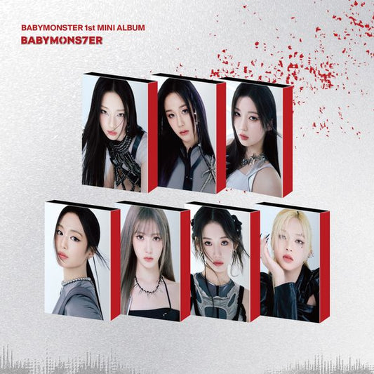 [7CD SET] BABYMONSTER - 1st MINI ALBUM [BABYMONS7ER] (YG TAG ALBUM VER.) - SPECIAL PHOTOCARDS 14ea & BUNDLE BOX 1ea (ONLY FOR 7 SET / *FIRST EDITION ONLY) - OUR K - POP
