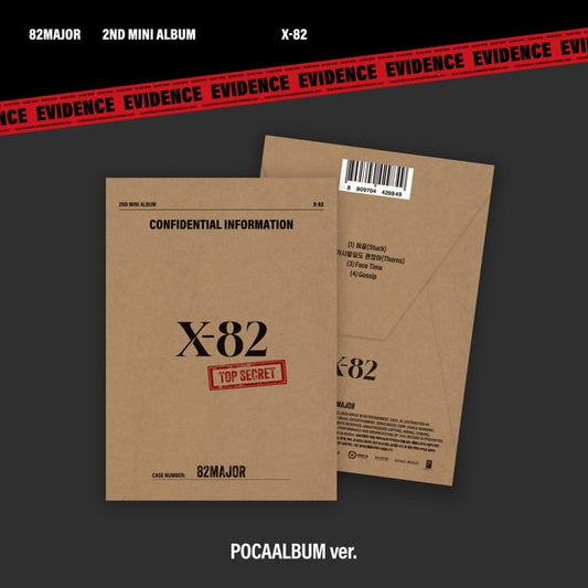 82MAJOR - 2nd Mini Album [X - 82] (POCAALBUM) - OUR K - POP