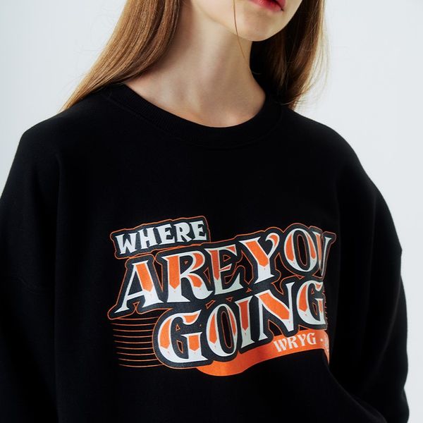 [WHEREAREYOUGOING] Celtic Logo Sweatshirt [Black][1]