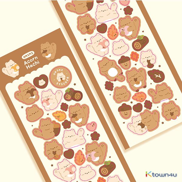 Acorn Hachi sticker - OUR K - POP