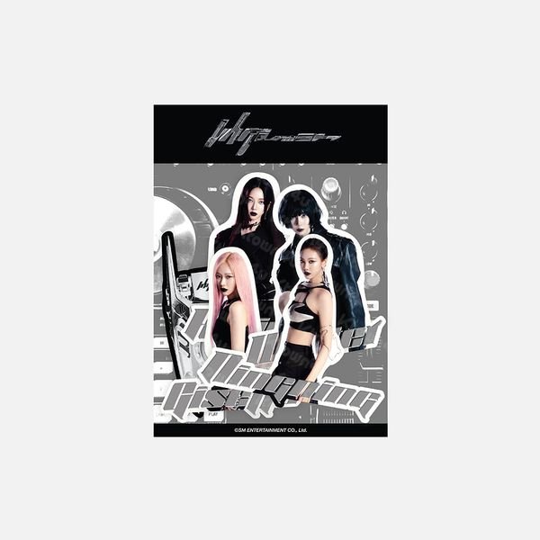 aespa - [aespa WEEK - #Whiplash_mood MD] REMOVABLE STICKER - OUR K - POP