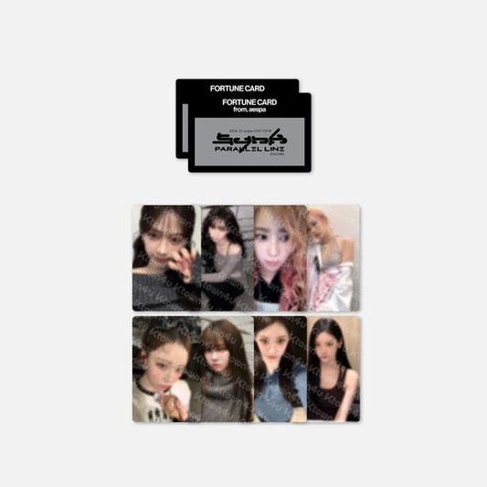 aespa - [SYNK : PARALLEL LINE ENCORE MD] FORTUNE SCRATCH CARD SET - OUR K - POP
