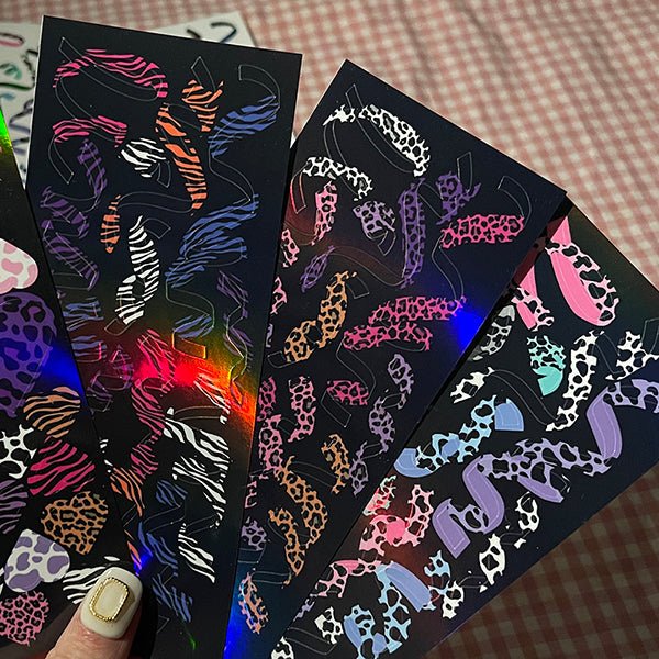 animal confetti sticker(3color) - OUR K - POP