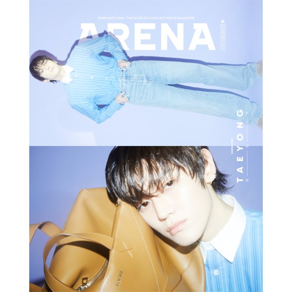 ARENA HOMME+ 2024.02 A Type (Cover : NCT : TAEYONG / Content : NCT : TAEYONG 16p, MONSTA X : I.M 10p) - OUR K - POP