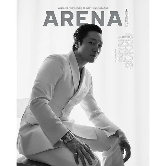 ARENA HOMME+ 2024.06 C Type (Cover : SON SUKKU / Content : SONG SEUNG HEON 10p, Yves 8p) - OUR K - POP