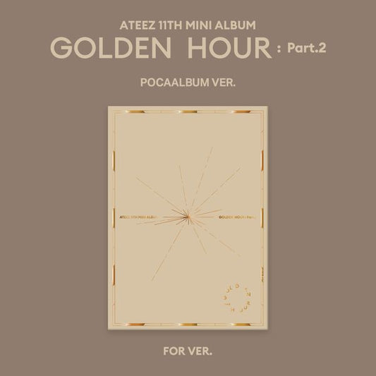 ATEEZ - 11th Mini Album [GOLDEN HOUR : Part.2] (POCAALBUM) (For Ver.) - OUR K - POP