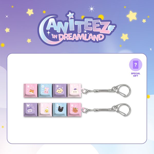 ATEEZ - [ANITEEZ IN DREAMLAND] Keycap keyring - OUR K - POP