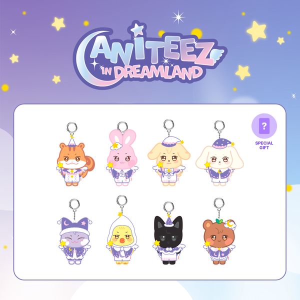 ATEEZ - [ANITEEZ IN DREAMLAND] Plush keyring (Guardian Angel) - OUR K - POP