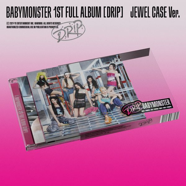 BABYMONSTER - 1st FULL Album [DRIP] (JEWEL CASE Ver.) - OUR K - POP