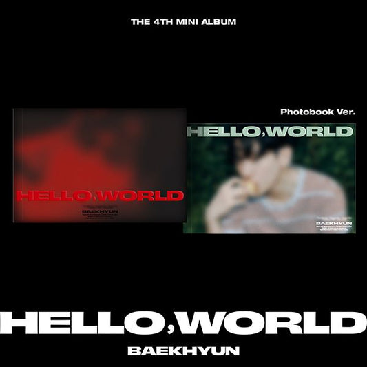 BAEKHYUN - 4th Mini Album [Hello,World] (Photobook Ver.) (Random Ver.) - OUR K - POP