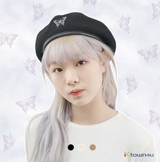 Butterfly Beret [3colors] - OUR K - POP