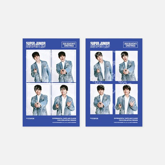 [2/12~ delivery] SUPER JUNIOR - [2025 SM ARTIST SEASON'S GREETINGS MD] 4 CUT PHOTO SET