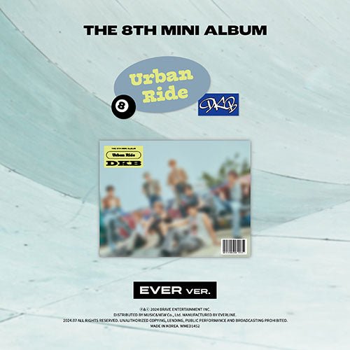 DKB - URBAN RIDE 8TH MINI ALBUM EVER VER - OUR K - POP