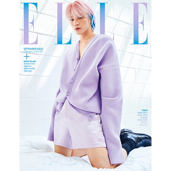 ELLE 2023.09 A Type (Cover : TAEYONG / Content : TAEYONG 16p, YUNA 10p, HANNI 10p, Han Ji Min & Lee Min Ki 12p, Lee You Mi 8p) - OUR K - POP