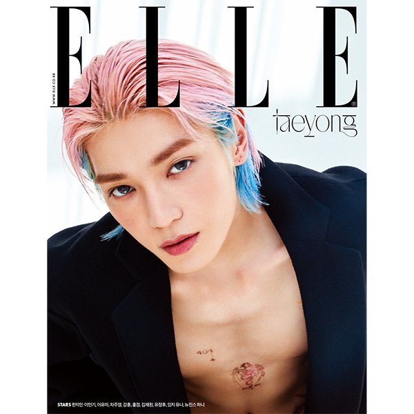 ELLE 2023.09 B Type (Cover : TAEYONG / Content : TAEYONG 16p, YUNA 10p, HANNI 10p, Han Ji Min & Lee Min Ki 12p, Lee You Mi 8p) - OUR K - POP