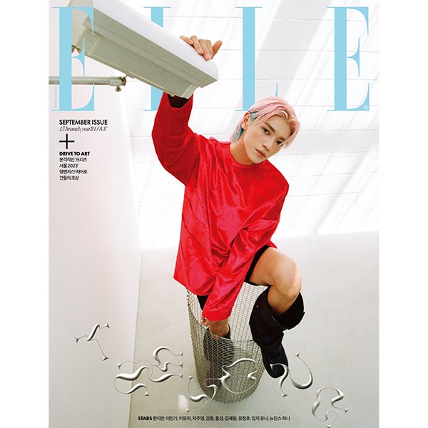 ELLE 2023.09 C Type (Cover : TAEYONG / Content : TAEYONG 16p, YUNA 10p, HANNI 10p, Han Ji Min & Lee Min Ki 12p, Lee You Mi 8p) - OUR K - POP