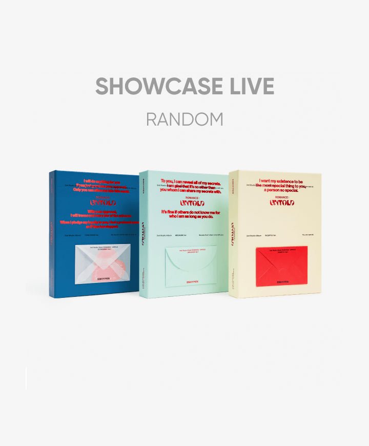 ENHYPEN - ROMANCE : UNTOLD 2ND ALBUM WEVERSE SHOP SHOWCASE LIVE GIFT STANDARD RANDOM - OUR K - POP