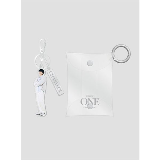 EXO - PVC POUCH+ACRYLIC KEY RING SET+_FANMEETING_24 - OUR K - POP