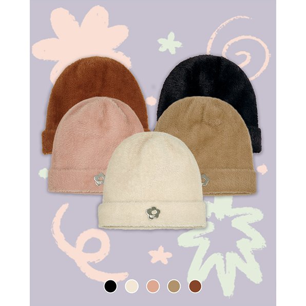 Fuzzy Beanie [5colors] - OUR K - POP