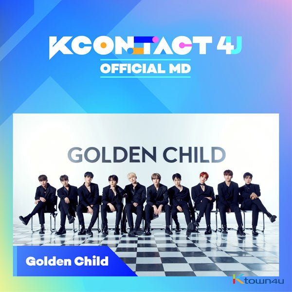 GOLDEN CHILD - FABRIC POSTER [KCON:TACT 4 U OFFICIAL MD] - OUR K - POP