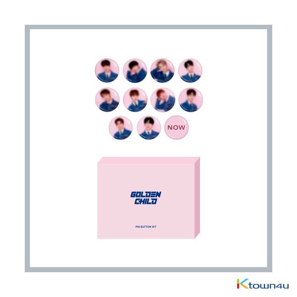 Golden Child - ONTACT CONCERT NOW OFFICIAL GOODS_PIN BUTTON SET - OUR K - POP