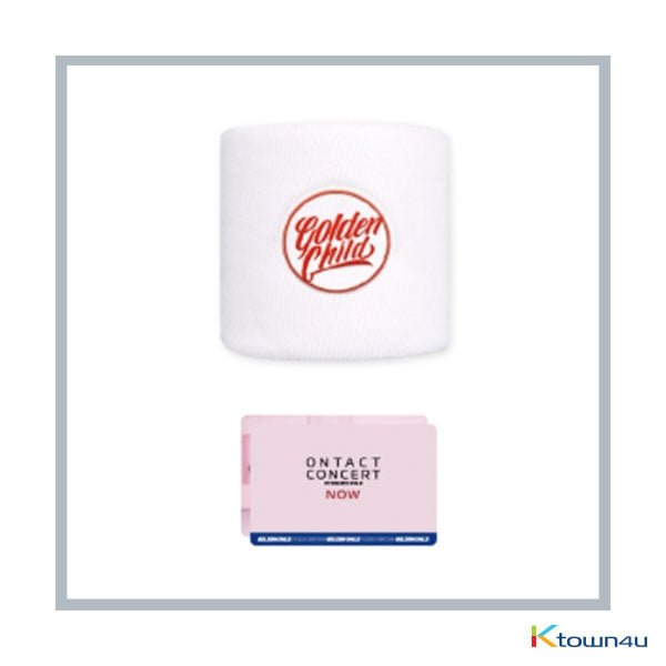 Golden Child - ONTACT CONCERT NOW OFFICIAL GOODS_WRIST BAND & PHOTOCARD - OUR K - POP